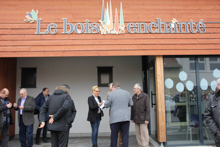 Inauguration creche - le bois enchanté - attigny - cretes preardennaises
