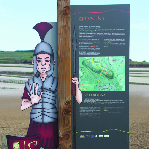 média d’interprétation sur le sentier de découverte des Monts de Sery