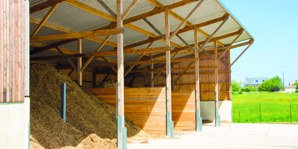 Plateforme bois à Faissault 